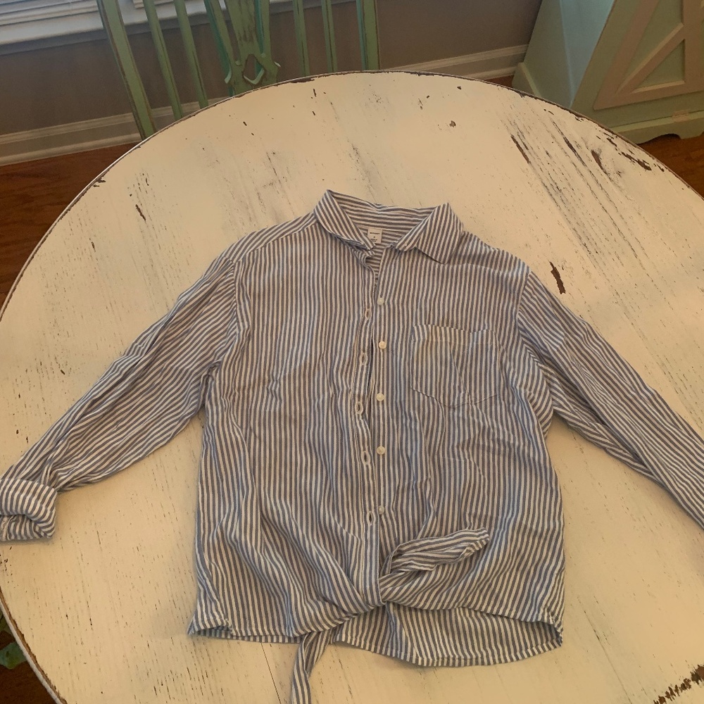 Blue Stripped Long Sleeve